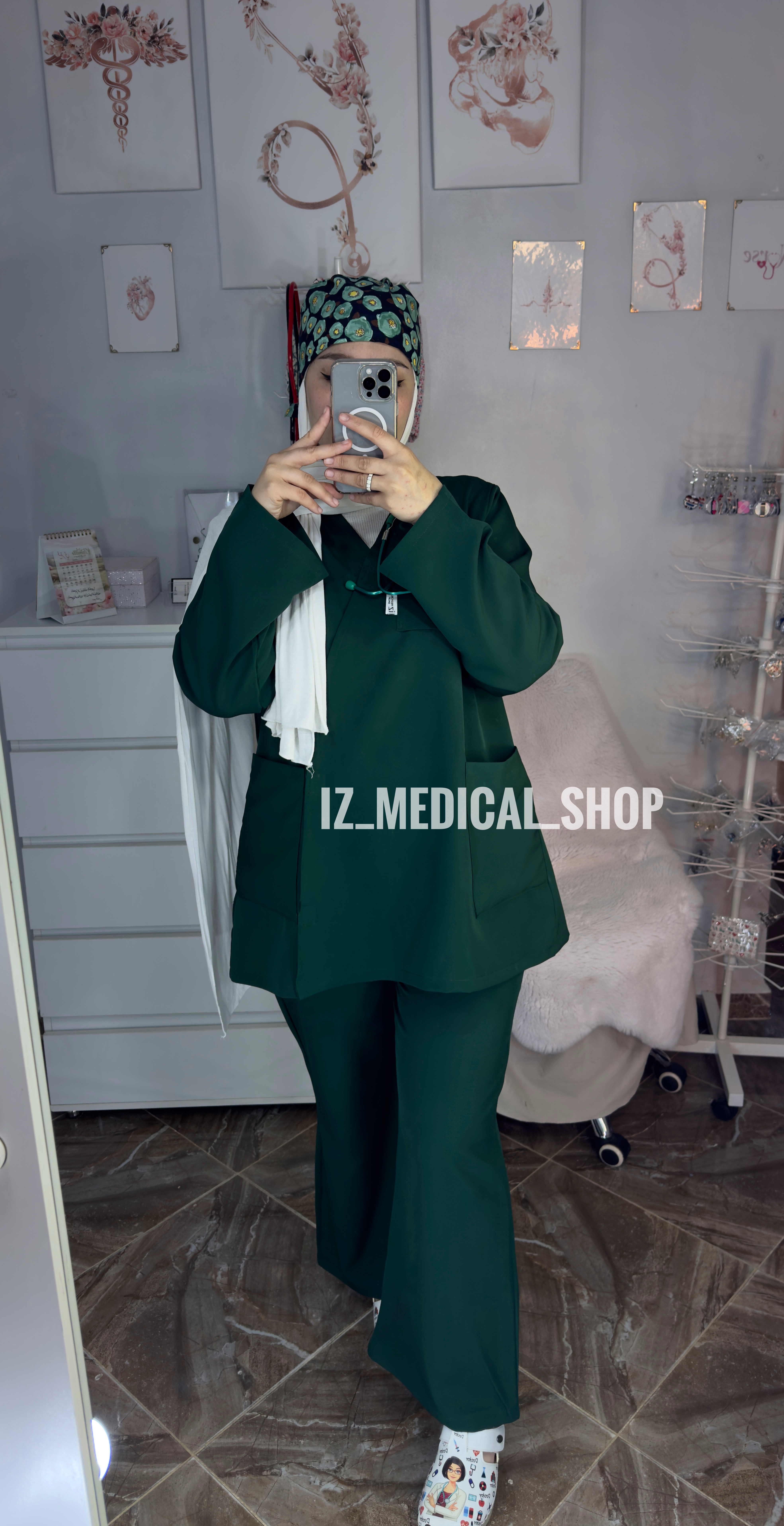 Cropped Faux leather Jacket